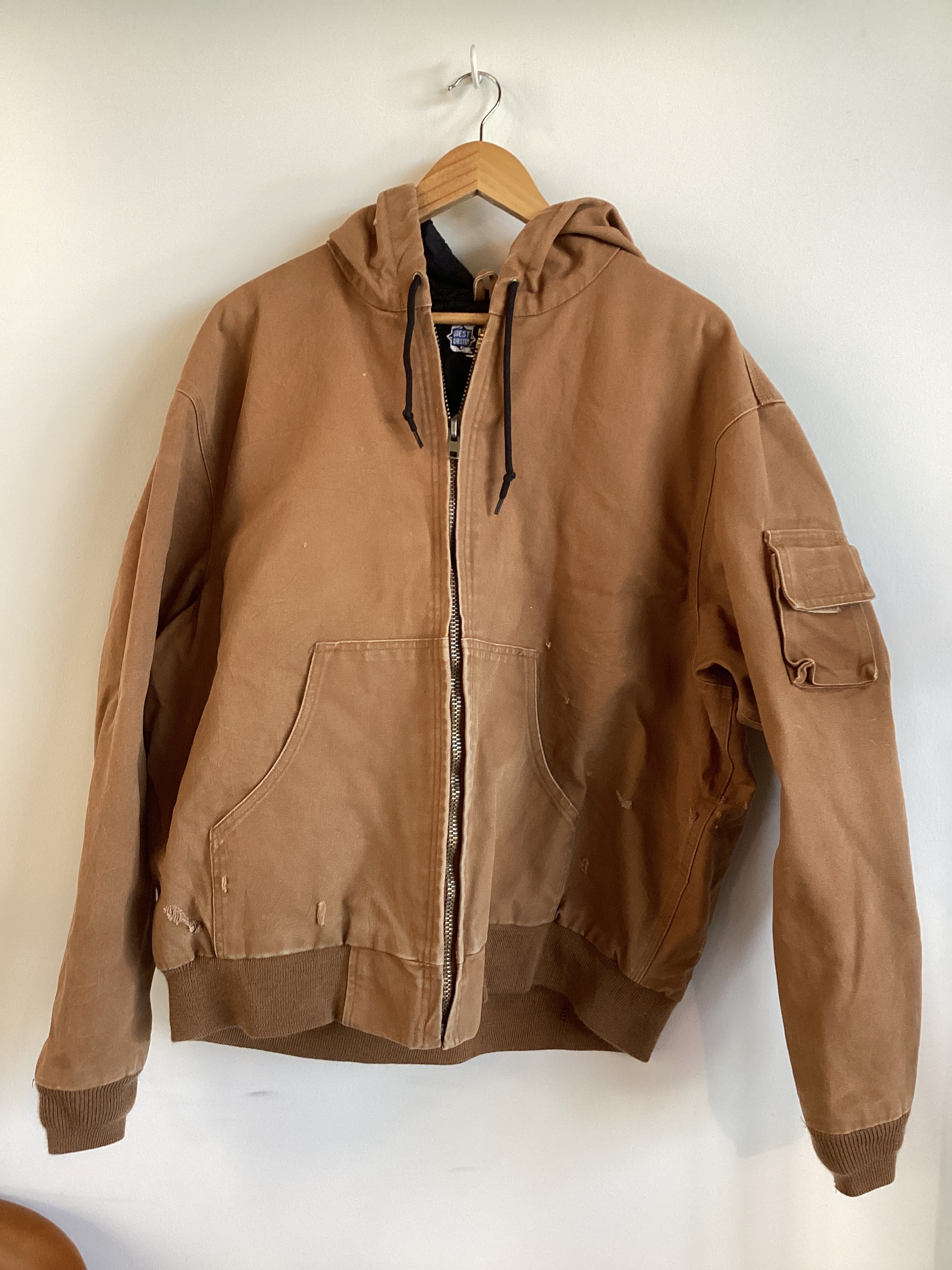 Hooded Canvas Work Jacket