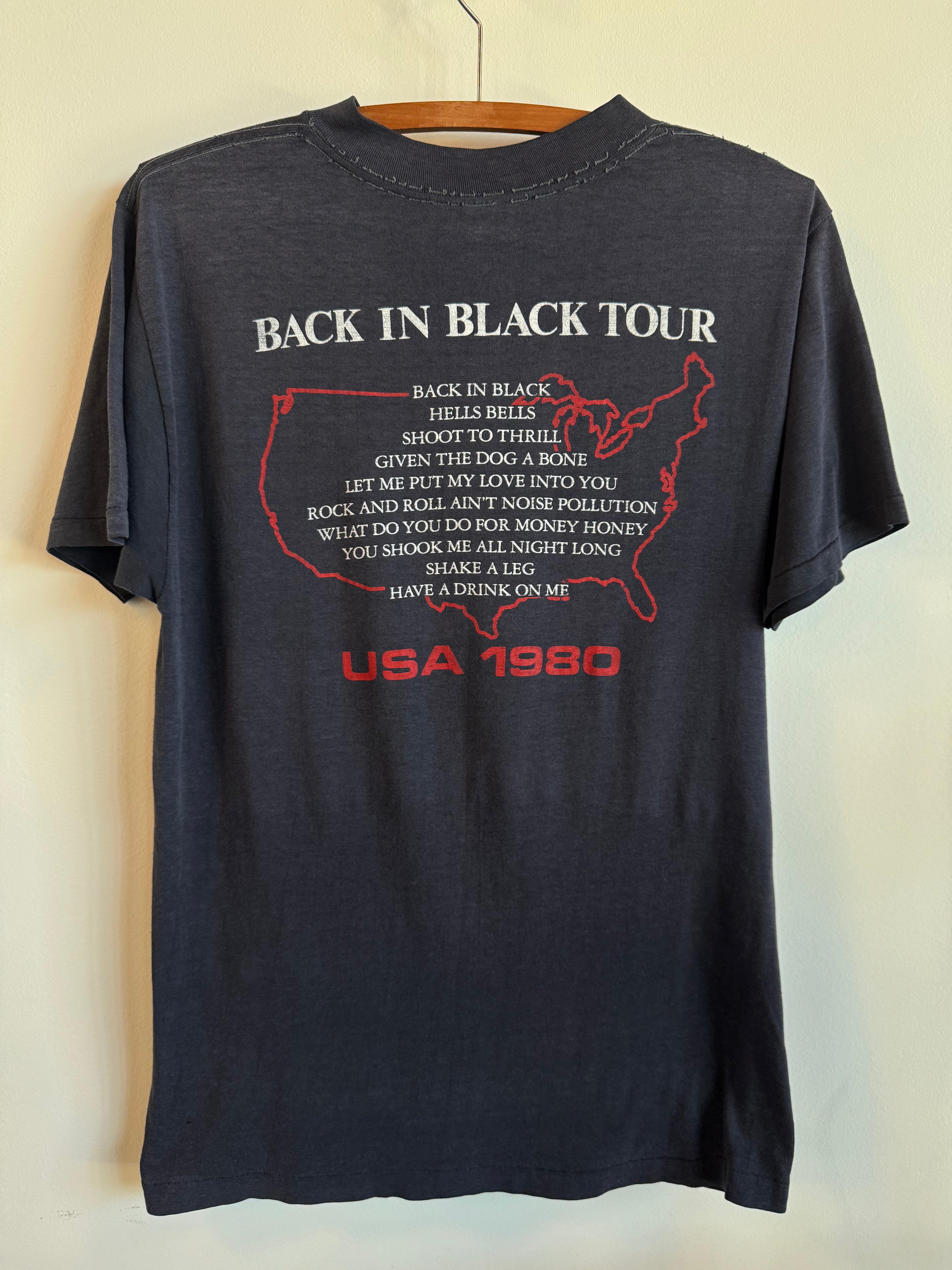 ACDC Back In Black Tour 1980